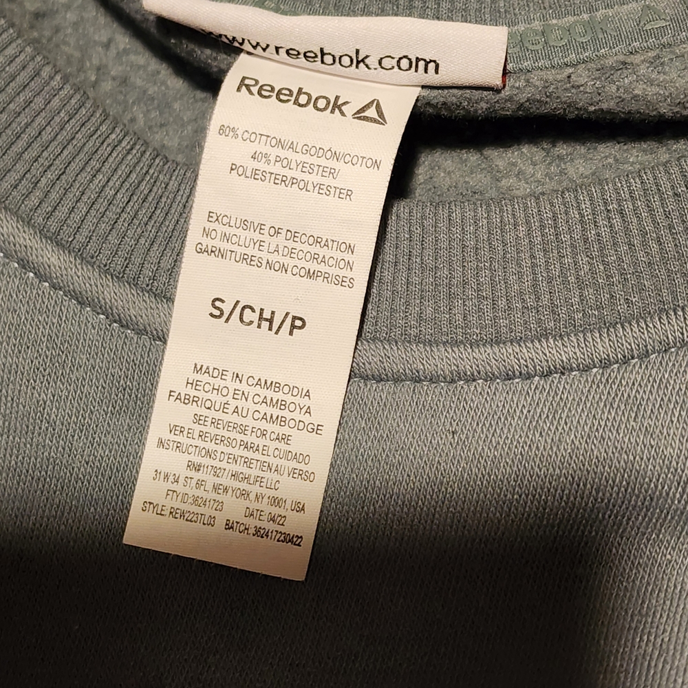 Soft Reebok Sweatshirt - Picture 3 of 3